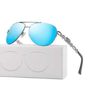 FENCHI Pink Sunglasses Women 2021 Pilot Vintage Female Sun Gasses UV 400 White Shades Zonnebril Dames Oculos Feminino De Sol