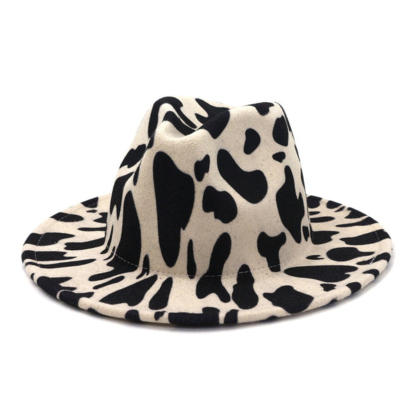 2022 Well Sell New Style Fashion Animal Figure Women Fedora Hat Vintage Panama Jazz Men Wide Brim Fedora Hat